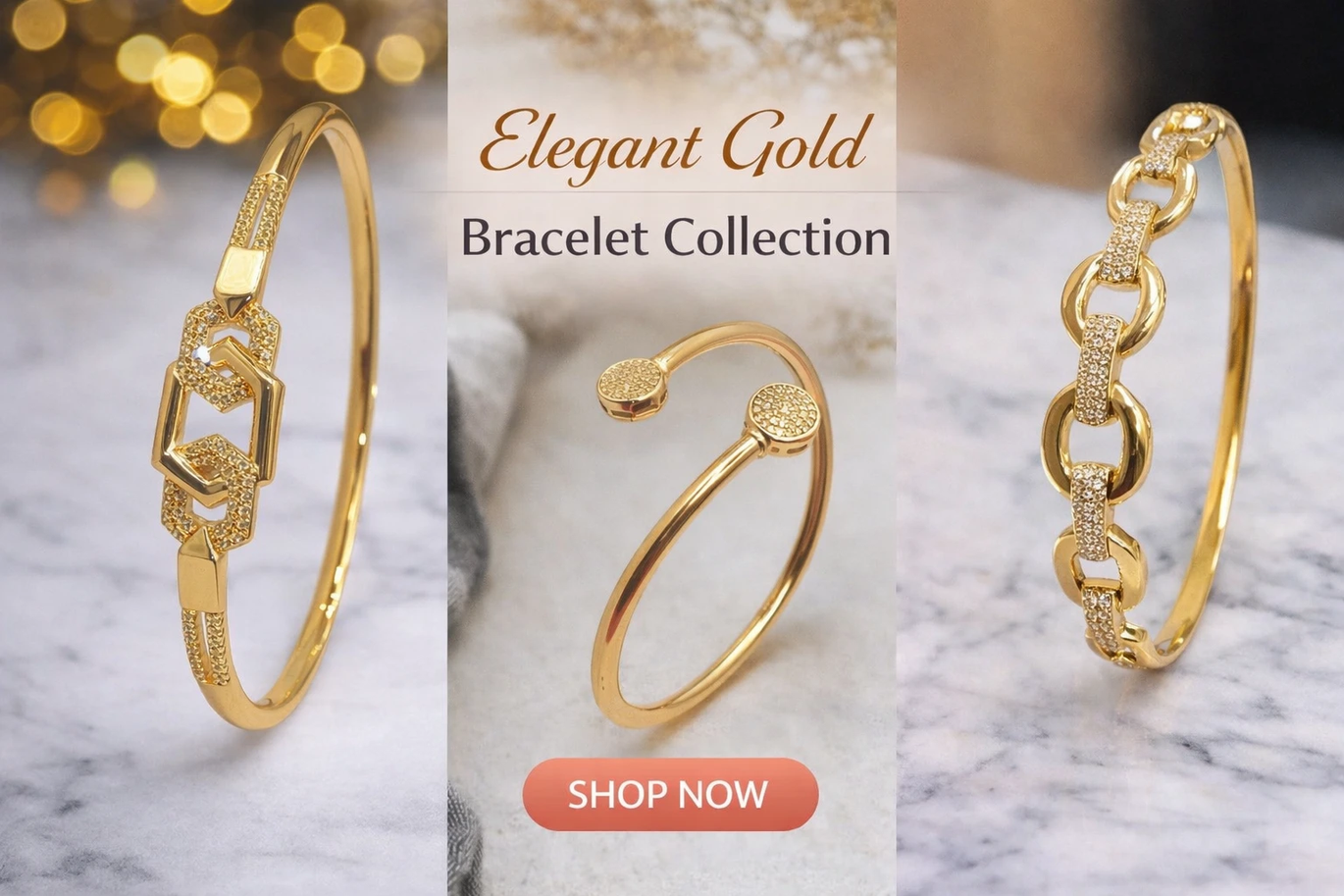 Gold Bracelet Collection